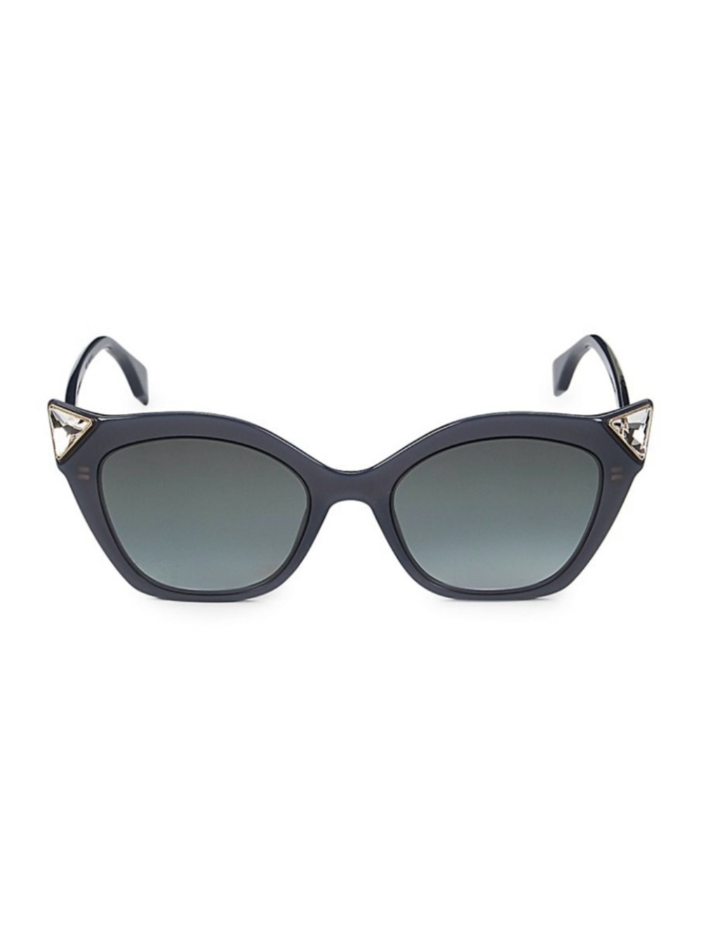 Fendi Blue Crystal Cat EyeSunglasses